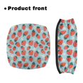 thumbnail image 2 of HELLHERO Strawberries Walker Seat Cushion Cover & Backrest Covers for Streets and Parks Machine Washable Stain Proof Soft Reusable, 2 of 7