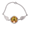 thumbnail image 1 of Egipto figura sol Totem Resumen Pulsera pulsera pulsera alas de ángel pulsera, 1 of 3
