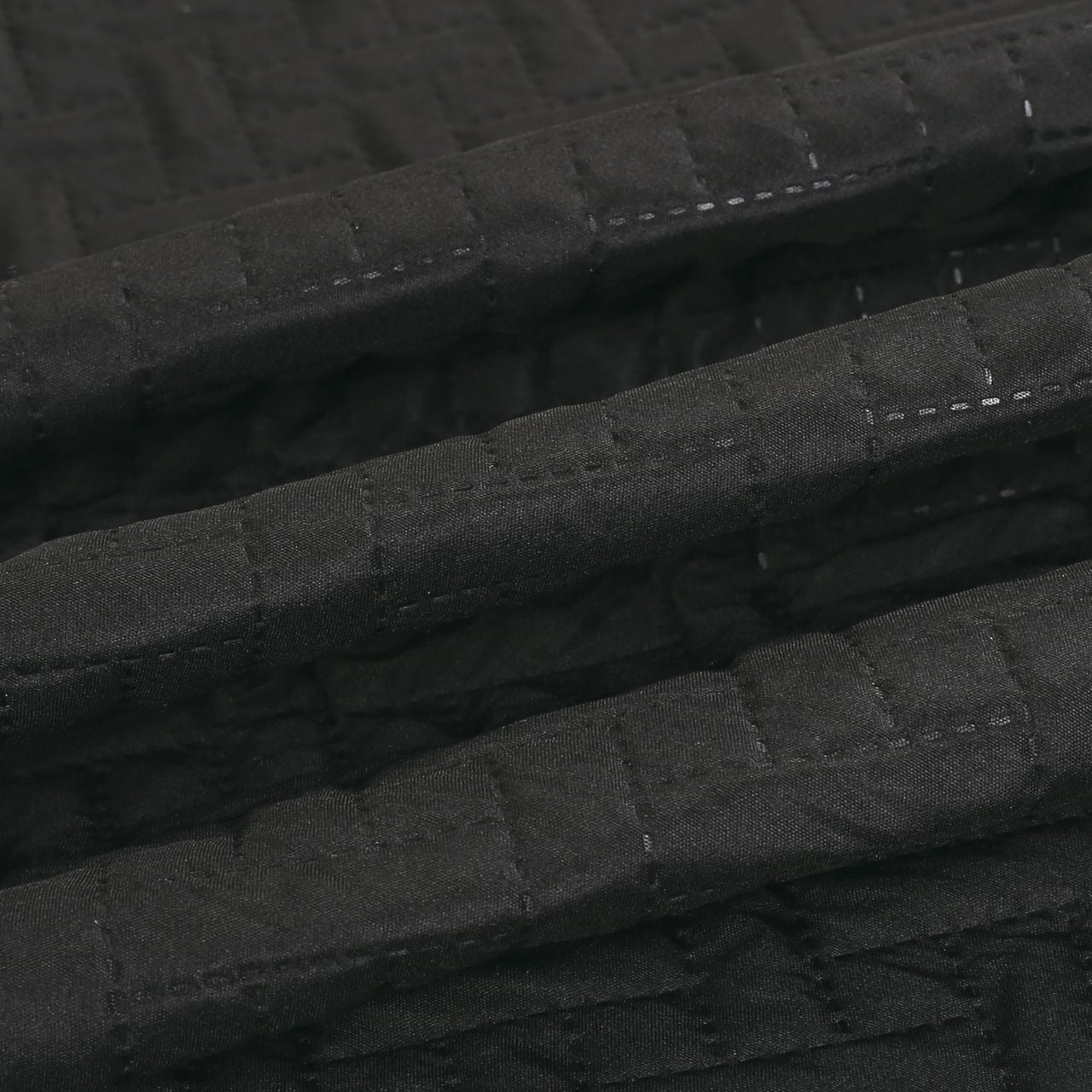 Legacy Decor 3 Pcs Squared Stitched Pinsonic Reversible All Season Bedspread Quilt Coverlet Oversized Queen Size Black Color, All Ages.