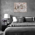 thumbnail image 3 of Farmhouse Canvas Wall Art Rustic Cotton Windmill Succulent Plants Pictures Wall Decor Inspirational Quotes Painting Country Prints Modern Family Love Signs Artwork Framed Home Decor 16"x12", 3 of 6