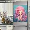 thumbnail image 6 of GZHJMY Beautiful Mermaid Girl Dishwasher Magnet Cover 20x26in,Reuseable Refrigerator Magnet Cover Decal Fridge Microwave Stickers Kitchen Home Decor, 6 of 6