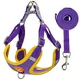 thumbnail image 3 of Spencer No Pull Dog Harness and Leash Adjustable Reflective No-Choke Pet Vest Harness Nylon Easy Control for Small Medium Large Dogs （XL, Purple）, 3 of 9