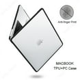 thumbnail image 2 of For Macbook Air 15 inch M2 A2941 Case 2023 Air 13.6 A2681 13 inch M1 Chip Laptop Cover Mac book Pro 13 14 16 Cases Funda Coque (Transparent-Gray,2020 Air 13 A2179), 2 of 7