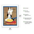 thumbnail image 2 of Bertolli Olive Oil (Olio d’Oliva) Nel Loro Destino - Vintage Advertising Poster by Erberto Carboni c.1953 - Bamboo Fine Art 290gsm Paper Print (Unframed) 18x24in, 2 of 4