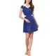 thumbnail image 2 of CAMISA DE VESTIR DE BOTONES PARA MUJER INSPIRE CHIC CON CUELLO DE MUESTRA Y MANGA CORTA, VESTIDOS DE TRABAJO CON CINTURÓN XL AZUL OSCURO, 2 of 6