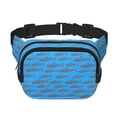 thumbnail image 1 of Balery Cute Shark Mochila Cinturón para Mujeres y Hombres, Bolsa de Cintura Impermeable de Doble Capa con Correa, 1 of 9