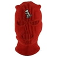 thumbnail image 1 of Gravity Threads T-Rex Skeleton 3-Hole Ski Mask - Red, 1 of 2