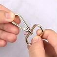 thumbnail image 5 of 10Pcs Lobster Clasp Claw, Key Chain Hooks, Alloy 360°Swivel Flexible Snap Hooks for Keychain Crafts Lanyard Bag Purse Tag, Sturdy Luggage Hardware Accessories Convenient and Quick to Use, Bronze, 5 of 7