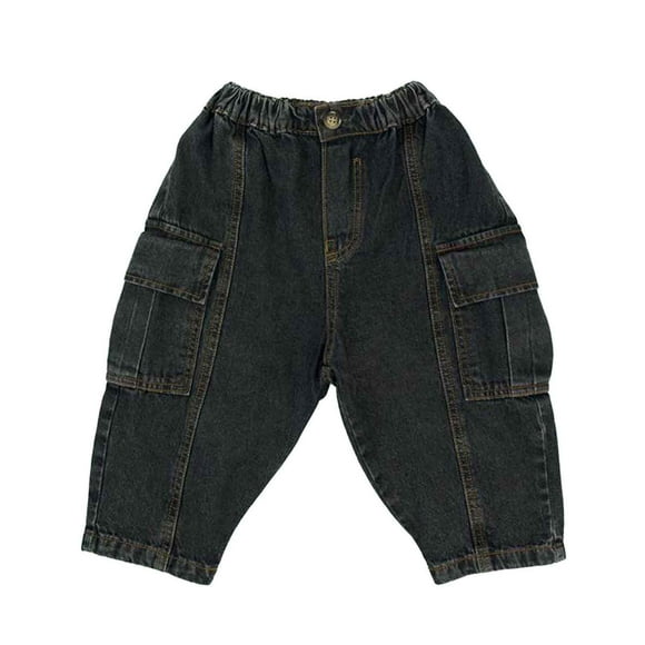 Boys Baseball Pants 18th Month Pants Falls Creek Boys 12 Month Boy Casual Clothes Nine Old Boy Child Toddler Girls Denim Casual Holiday Trousers Black 4-5 Years