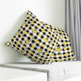 thumbnail image 3 of Yellow Lemons Pillow Covers 20x20 Inch Decorative Throw Pillow Cover, Summer Botanical Black White Checkered Sofa Pillowcases Accent Cushion Case Home Decor Bedroom Living Room, 3 of 6
