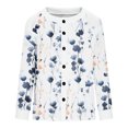 thumbnail image 5 of Cárdigan informal para mujer, cárdigan con botones y estampado navideño, chaqueta de moda, blusa para mujer, 5 of 5