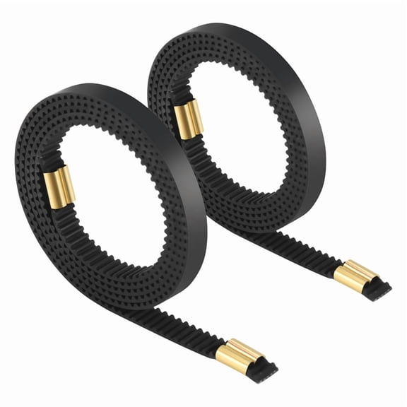 X Y Synchronous Belt -6Mm X 765Mm Y 720Mm Closed-Loop Timing Belt Terminal For Creatity 3 3D Printer Parts,1 * X Axis Belt 1 * Y Axis Belt,black