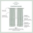thumbnail image 3 of Exclusive Home Curtains Chateau Light Filtering Pinch Pleat Curtain Panels, 96" Length, Black Pearl, Set of 2, 3 of 7