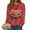 Red, variant on Towmus Women's Halloween Shirts 2025 Fall Tunic Tops Crewneck Blouses Print Long Sleeve Funny Sweatshirts