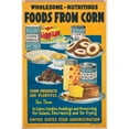 thumbnail image 2 of Lloyd Harrison 17x24 Gold Ornate Framed and Double Matted Museum Art Print Titled - Wholesome - Nutritious Foods from Corn (1918), 2 of 4