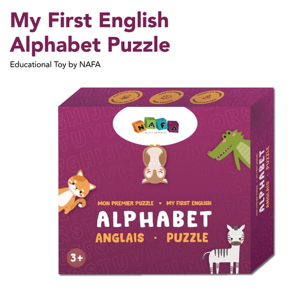 My First English Alphabet Puzzle – Educational Toy by NAFA