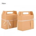 thumbnail image 1 of Candy Box,50pcs Rectangle Shape Paper Wedding Candy Box Wedding Gift Candy Box Proven Performance, 1 of 12