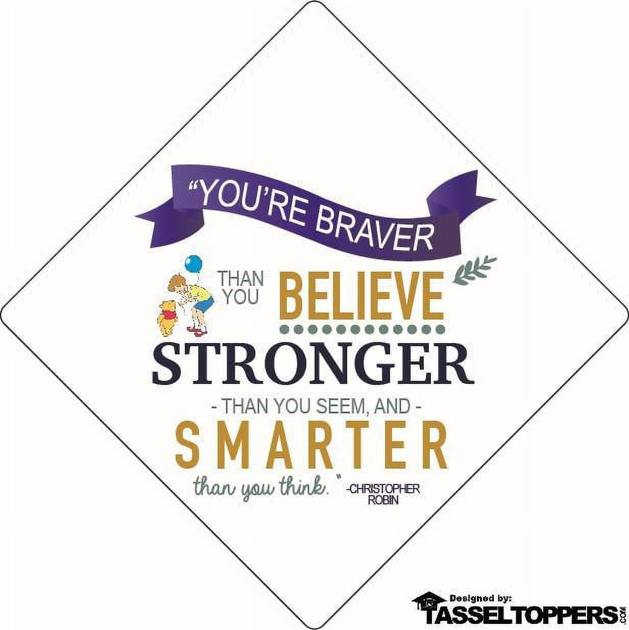Winnie the Pooh Grad Cap Tassel Topper