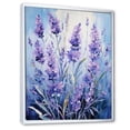 thumbnail image 2 of Designart "Serenity of Lavender V" Floral Framed Wall Art - Traditional Purple Herbs Bedroom Framed Canvas Wall Art, 2 of 6