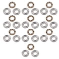 thumbnail image 2 of Risegun 10pcs Thrust Ball Bearing, Conjunto de rodamientos Planos de Acero de Alta precisión en Miniatura, para la fabricación de maquinaria, instalación de Equipos(F6-14M 6 * 14 * 5mm(10pcs)), 2 of 8