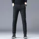 thumbnail image 4 of Pantalones de verano negros para hombre, rectos, a cuadros, pantalones de traje para hombre, ropa de diseñador elegante 2024, tela china de licra para hombre, 4 of 5