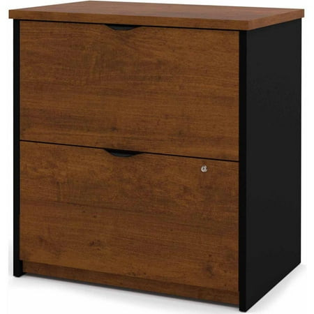 Bestar 2 Drawers Lateral Wood Composite Lockable Filing Cabinet Bestar 2 Drawers Lateral Wood Composite Lockable Filing Cabinet Brown