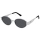 thumbnail image 1 of Gafas de Sol SOJOS Retro Ovaladas con Protección UV400 Plata, 1 of 7