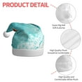 thumbnail image 4 of Fuzoiu Tranquil Ocean Canoe Journey Print Santa Hat Christmas Hat for Adults,Santa Hats with Pompom, Unisex Xmas Holiday Hat for Christmas New Year Festive Party Supplies, 4 of 6