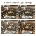 thumbnail image 7 of ODIKA 5'x7' Brown Black Vintage Academia Gothic Washable Area Rug Antique Bloom Medallion Ornate Corner Scroll Frame Non-Slip, Chair-Friendly for Dining Room, Under Table, Home Office, 7 of 7