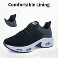 thumbnail image 6 of BROYON Womens Walking Shoes Slip on Air Running Shoes Fashion Sneakers Casual Fitness Gym Jogging Workout Ladies  Nursing Work Easy Put On Athletic US 5.5-11, 6 of 13