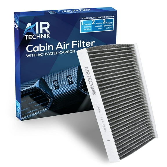 AirTechnik CF11664 Cabin Air Filter w/Activated Carbon  Fits Hyundai Santa Fe 2009-2011, Kia Sorento 2011-2015 - 97113-1U000