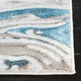 thumbnail image 3 of SAFAVIEH Meadow Felicity Wavy Marble Area Rug, Beige/Blue, 10' x 13', 3 of 7