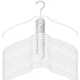 thumbnail image 2 of Mawa by Reston Lloyd Ultra Thin Silhouette Series Non-Slip Space Saving Hanger, Style 42/FT, Set of 20, Black, 2 of 4