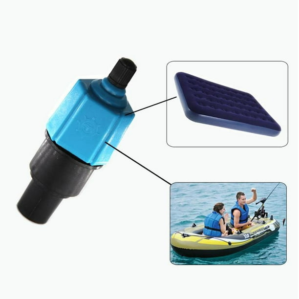 Inflatable Pump Adaptor Compressor Air Converter for Inflatable Boat, Board, Airbed, Rubber Raft