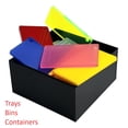 thumbnail image 3 of T'z Tagz New 3x3x2 Solid Black Acrylic Display Riser Box Cube Pedestal Stand, 3 of 6