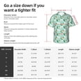 thumbnail image 5 of Honeii Horse And Flower Print Men’s Hawaiian Shirt,Classic Button-Down Short Sleeve Shirt, for Beach, Vacation, and Outdoor Activities,3X-Large, 5 of 7