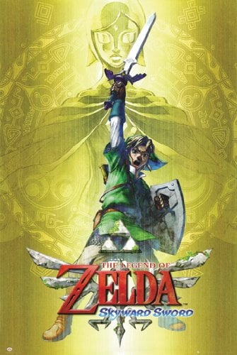 Hang The Legend Of Zelda Art Poster Various Sizes A3 to A1 205gsm Frame 