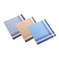 thumbnail image 5 of Cotton Men Handkerchiefs Grandfathers 16inch Gentlemen Pocket Square Hankies Style F 3Pcs, 5 of 8