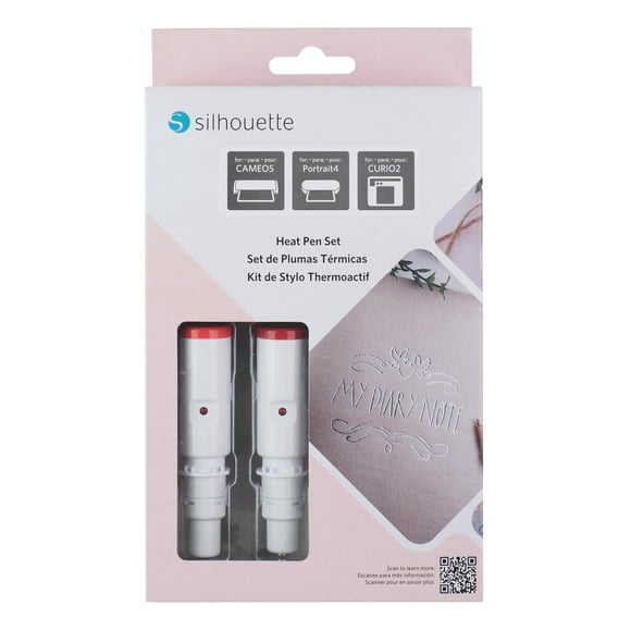 Set de bolígrafos térmicos Silhouette Heat Pen Set con lámina transferible