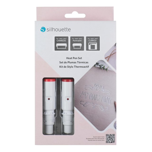 Set de bolígrafos térmicos Silhouette Heat Pen Set con lámina transferible