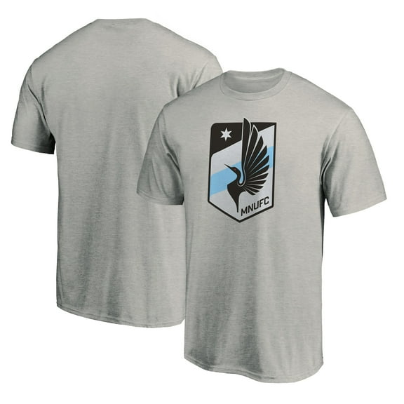 Men's Heathered Gray Minnesota United FC Logo T-Shirt