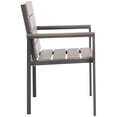 thumbnail image 5 of SAFAVIEH Beldan Outdoor Patio Stackable Chair, Taupe/Grey, Set of 2, 5 of 12