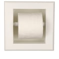 thumbnail image 6 of Typhon Recessed Solid Wood Toilet Paper Holder 7 x 8.5, White Enamel, 6 of 13