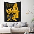 thumbnail image 3 of Bendy And The Ink Machine Tapestry Anime Poster Wall Hanging Art Decor For Living Room Bedroom Dorm Apartments Party Supplies Gifts 60x80 Inch, 3 of 7