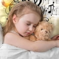 thumbnail image 5 of 2 Pack Throw Pillow Covers Music Note Staff Print Decorative Pillow Cases Home Decor Square 18x18 Inches Pillowcases, 5 of 7