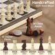 thumbnail image 2 of Juego de ajedrez magnético de madera de 38 cm, plegable con almacenamiento para adultos, 2 of 7