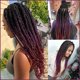 thumbnail image 5 of Pelo trenzado preestirado FAYETA Ombre de 28 pulgadas, 3 paquetes, 5 of 6