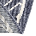 thumbnail image 6 of Rugs.com Outdoor Lattice Collection Rug – 4 Ft Round Navy Blue Flatweave Rug Perfect For Kitchens, Dining Rooms, 6 of 8