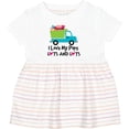 thumbnail image 3 of Inktastic I Love My Pops Girls Baby Dress, 3 of 5