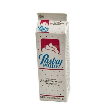 Pastry Pride Non-Dairy Ready-to-Whip Topping, 2 pound -- 12 per case.